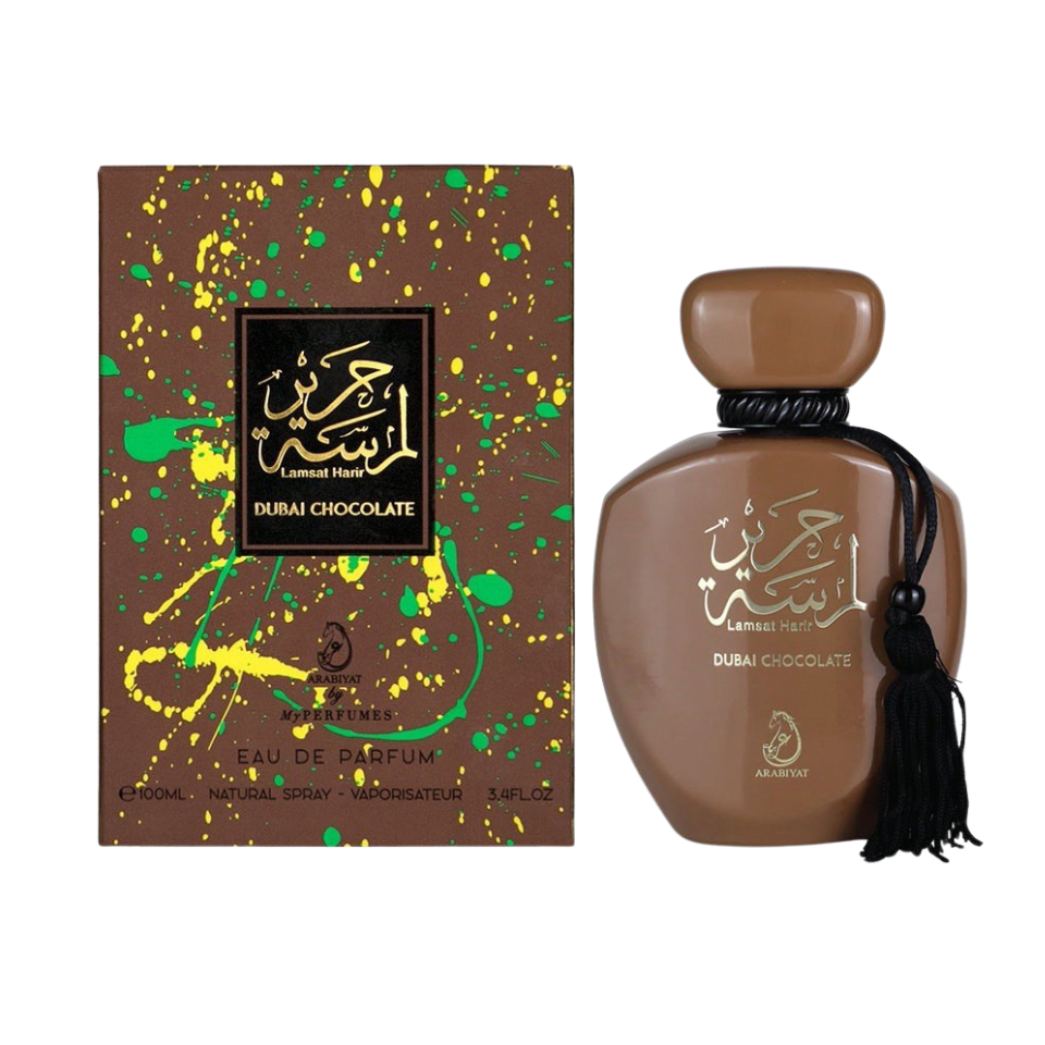 Lamsat Harir “Dubai Chocolate” by Arabiyat – Eau de Parfum (Sweet Gourmand Luxury Fragrance)