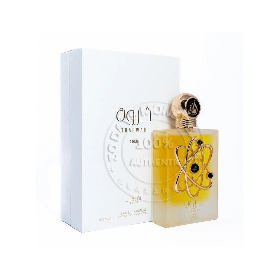 Lattafa Tharwah Gold – Eau de Parfum 100ml (Luxury Arabian Fragrance)